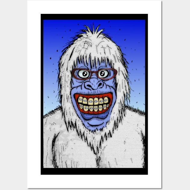 Ugly Yeti Wall Art by MalcolmKirk